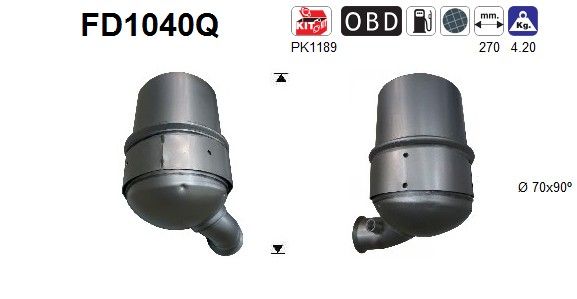 Roetfilter octo square ruil 174076