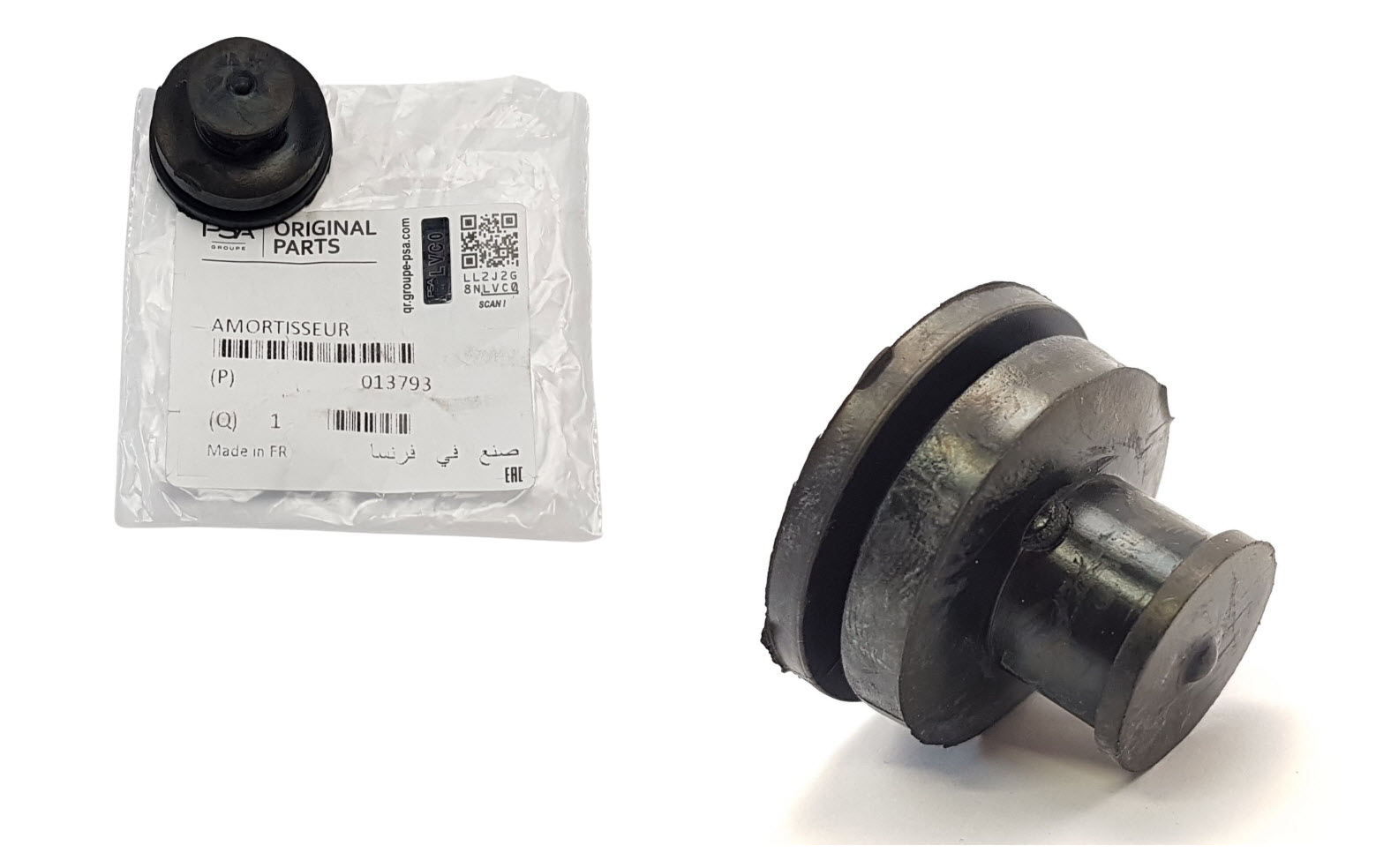 Motor afdekkap demper 013793