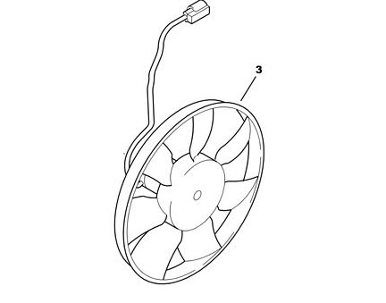 Houder motorventilateur 1308CE
