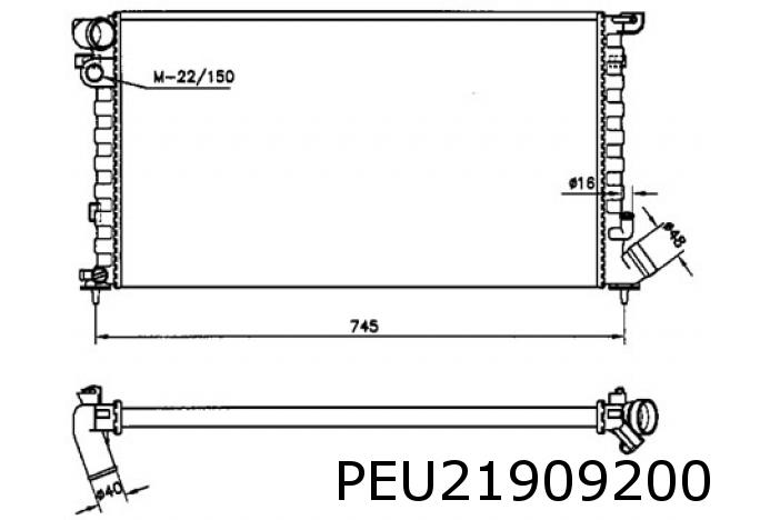 Radiateur nieuw 133071