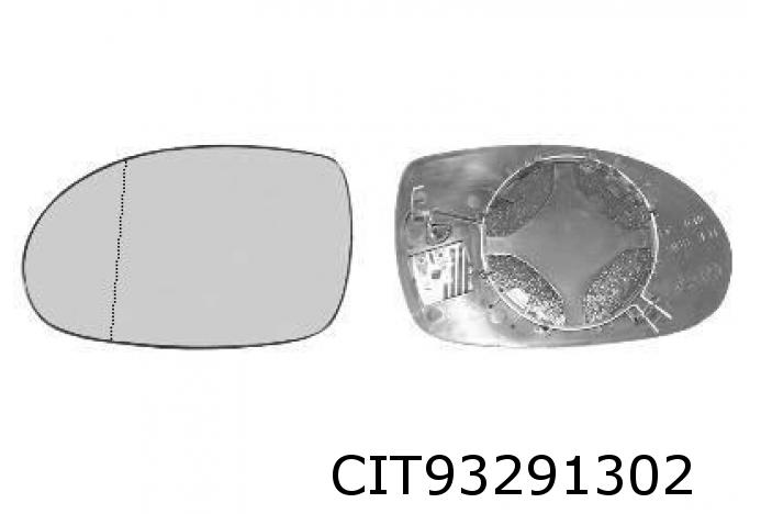 Buitenspiegelglas 8151EV