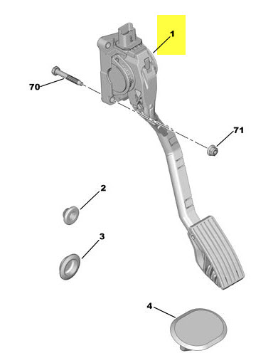 Gaspedaal 1601Q4