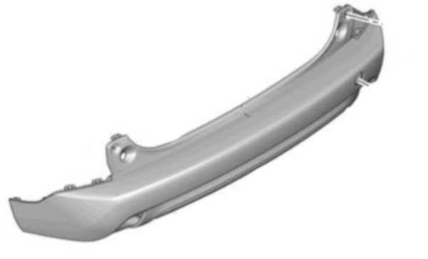 Achterbumper 1610116080