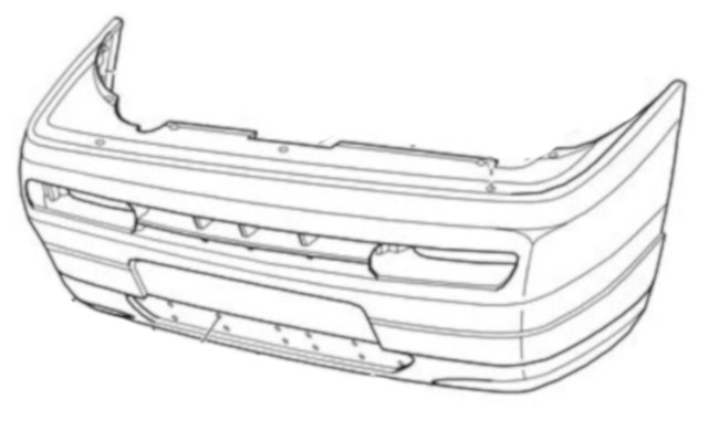 Voorbumper 7401P0