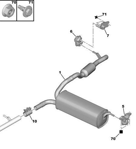 Achterdemper vervanging 173067
