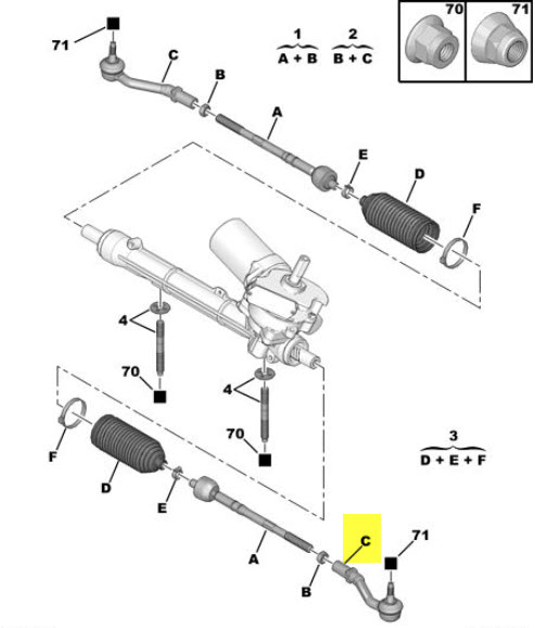 Spoorstangkogel set 381762