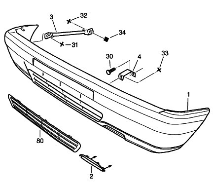 Voorbumper 7401C8