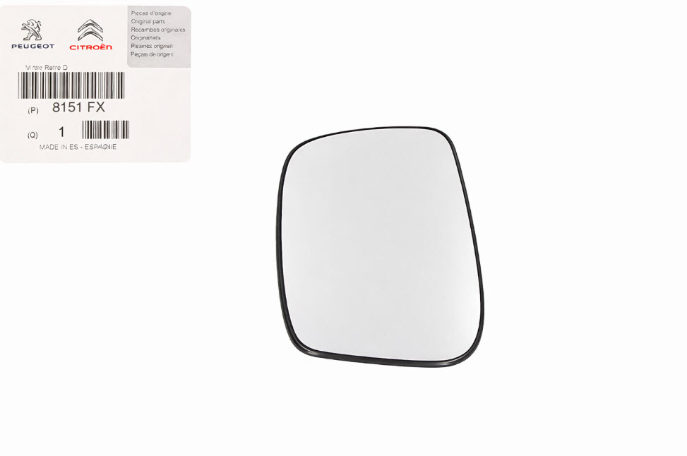 Buitenspiegelglas 8151FX