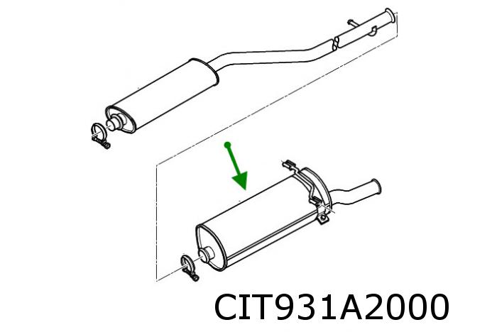 Uitlaat 1726TY