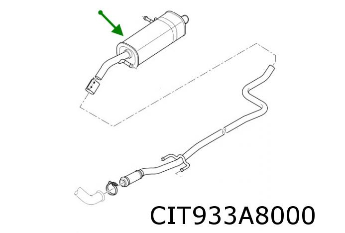 Achterdemper vervanging 1726XR