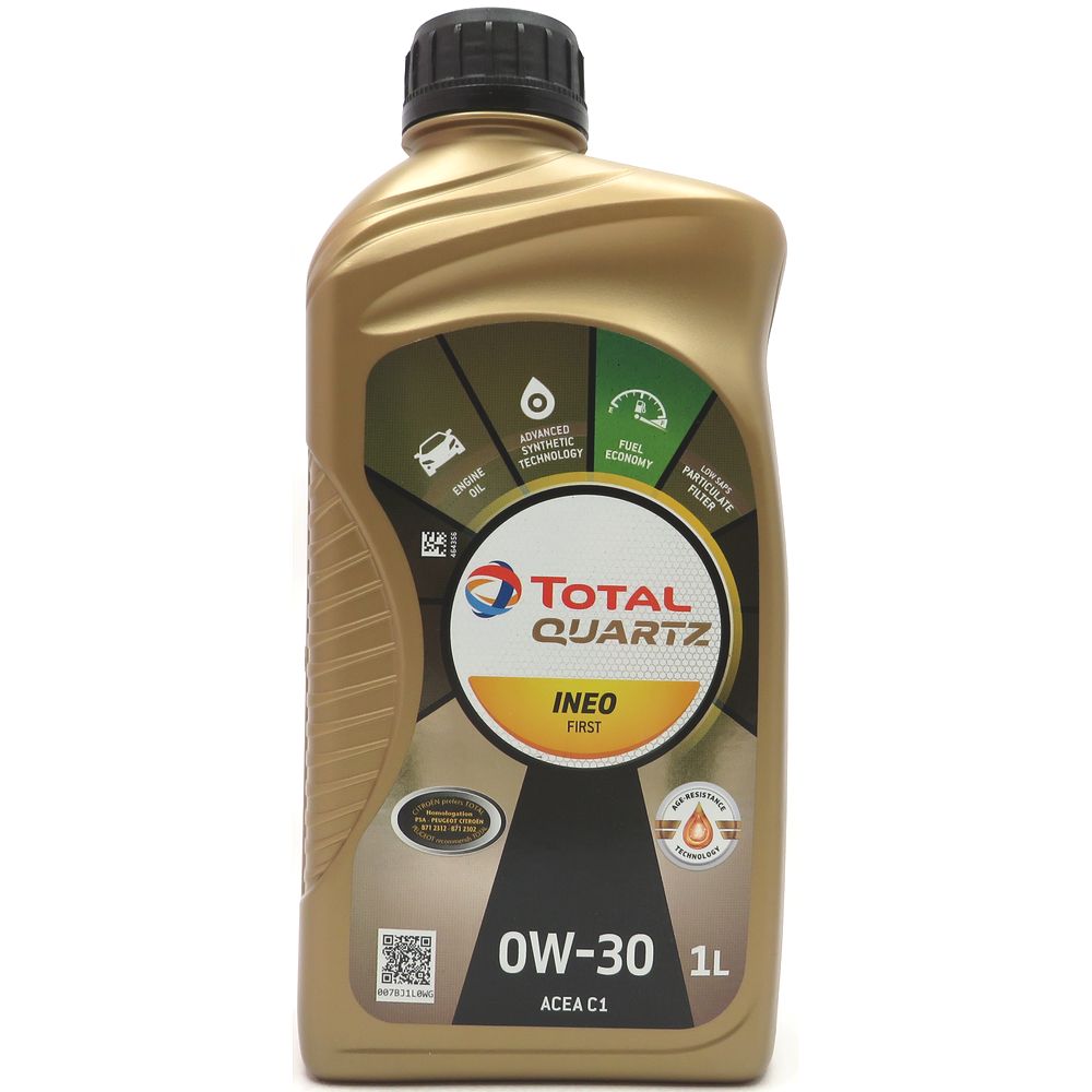 0W30 1L Ineo First Quartz Motorolie Total 0W30INEOFIRST1LITER