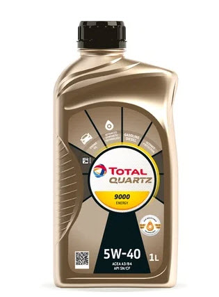 5W40 1L Quartz 9000 Motorolie Total 5w40 1Liter